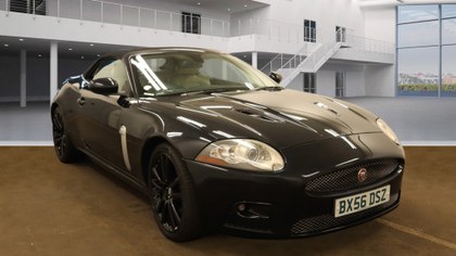 XKR V/8 SUPER CHARGE 4.2cc CONVERTIBLE IN BLACK F.S.H 2007