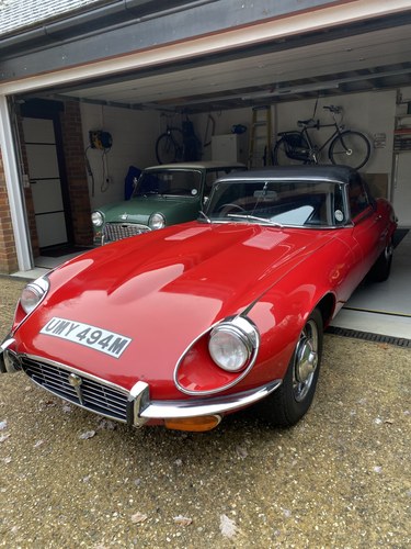 1973 Jaguar E Type Series 3 V12 Convertible RHD Manual. For Sale