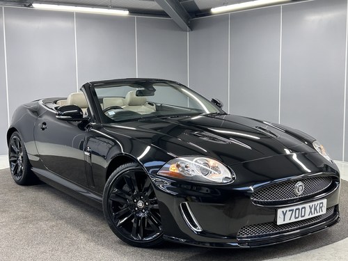 Pristine Black Jaguar XKR Convertible Superb low miles