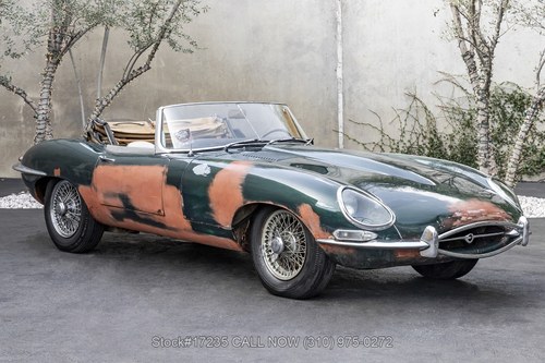 1962 Jaguar XKE Series I Flat Floor Roadster with a louvered SOLD