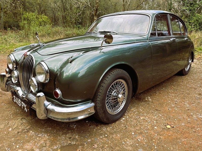 a really lovely restored 1960 Jaguar MKII 2.4 manual/OD