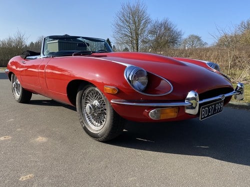 1969 Jaguar E-Type OTS (Open Two-Seater) VERKOCHT