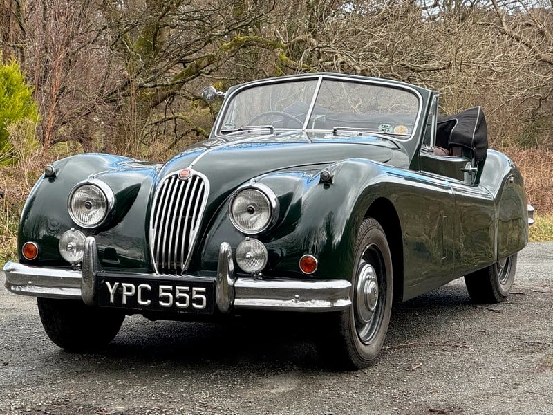 Rapid Classics: Eine Suche. Alle Oldtimer. 29 » Rapid Classics: Eine Suche. Alle Oldtimer. 1955 Jaguar XK140 Drophead Coupe YPC555
