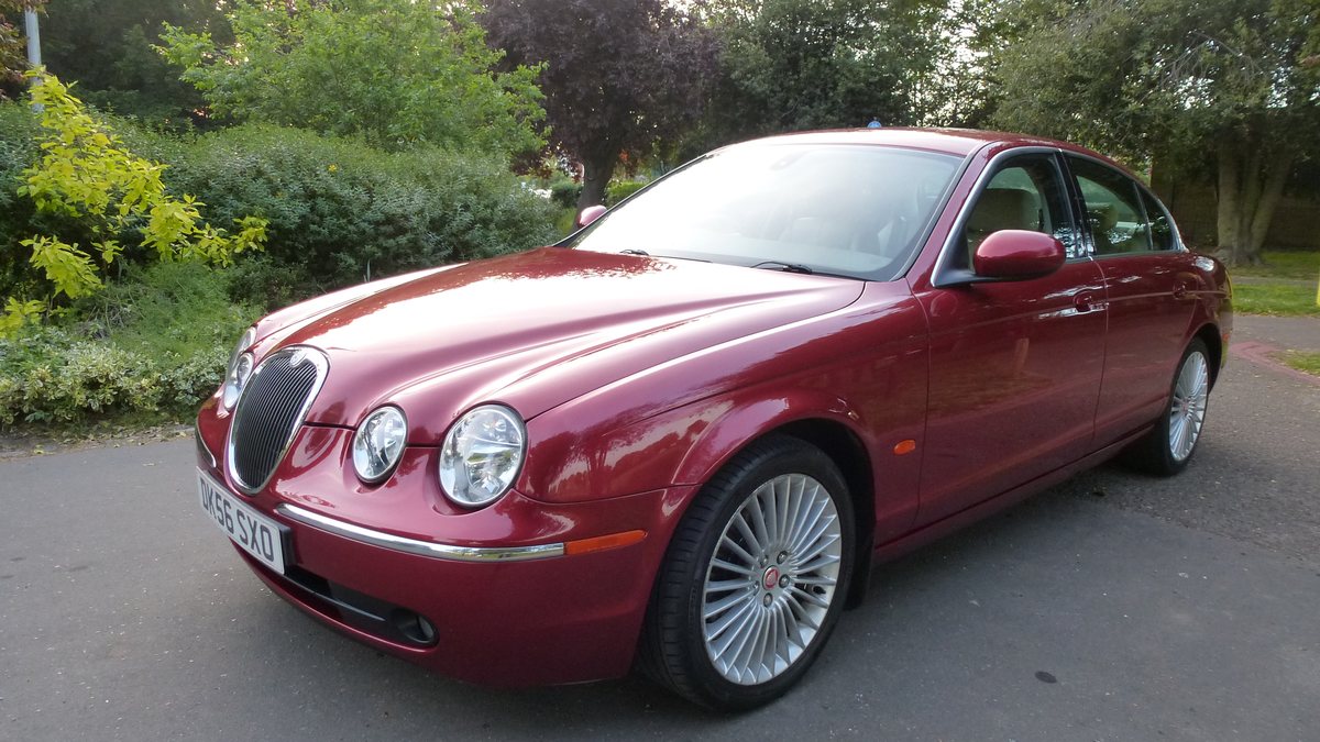 2006 Jaguar S-Type Dark red Automatic, 6 speed Right Hand Drive in ...