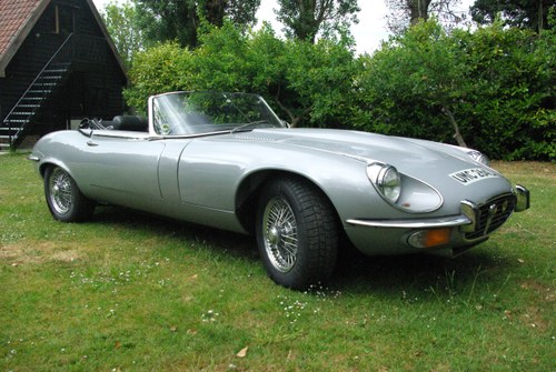 A 1972 Jaguar V12 E-type Series 3 Roadster In vendita all'asta