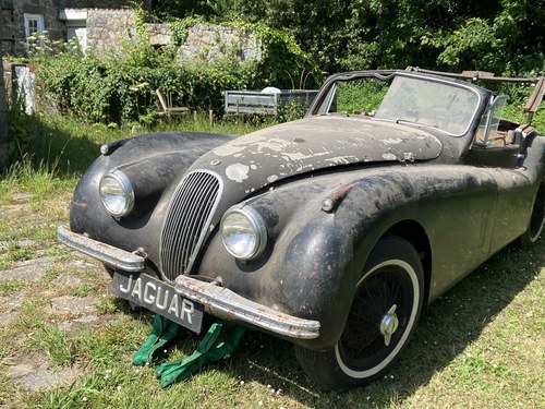 1953 Jaguar XK120 DHC Barn Find Project.