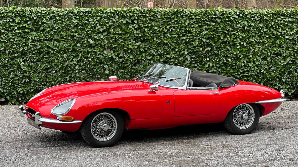 1962 Jaguar E Type Red Manual 4 Speed Left Hand Drive In Belgium For 1962-jaguar-e-type-red-manual-4-speed-left-hand-drive-in-belgium-for