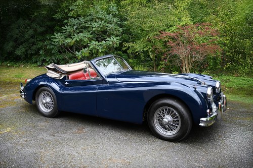 Lot 157 1956 Jaguar XK140 Drophead Coupé For Sale by Auction