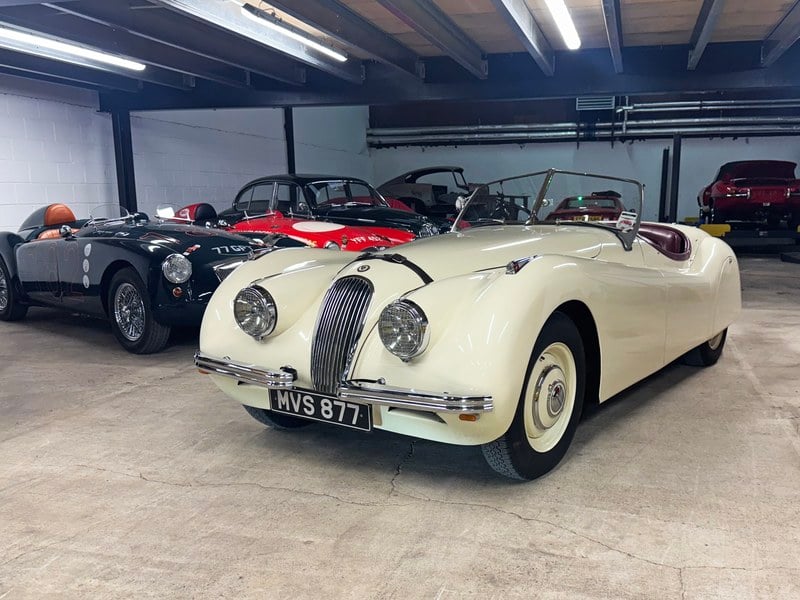 1951 Jaguar XK120 OTS roadster. Beautiful condition.