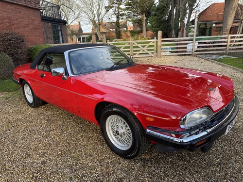 1989 Jaguar XJS HE Convertible *Only 9,800 miles* VENDU