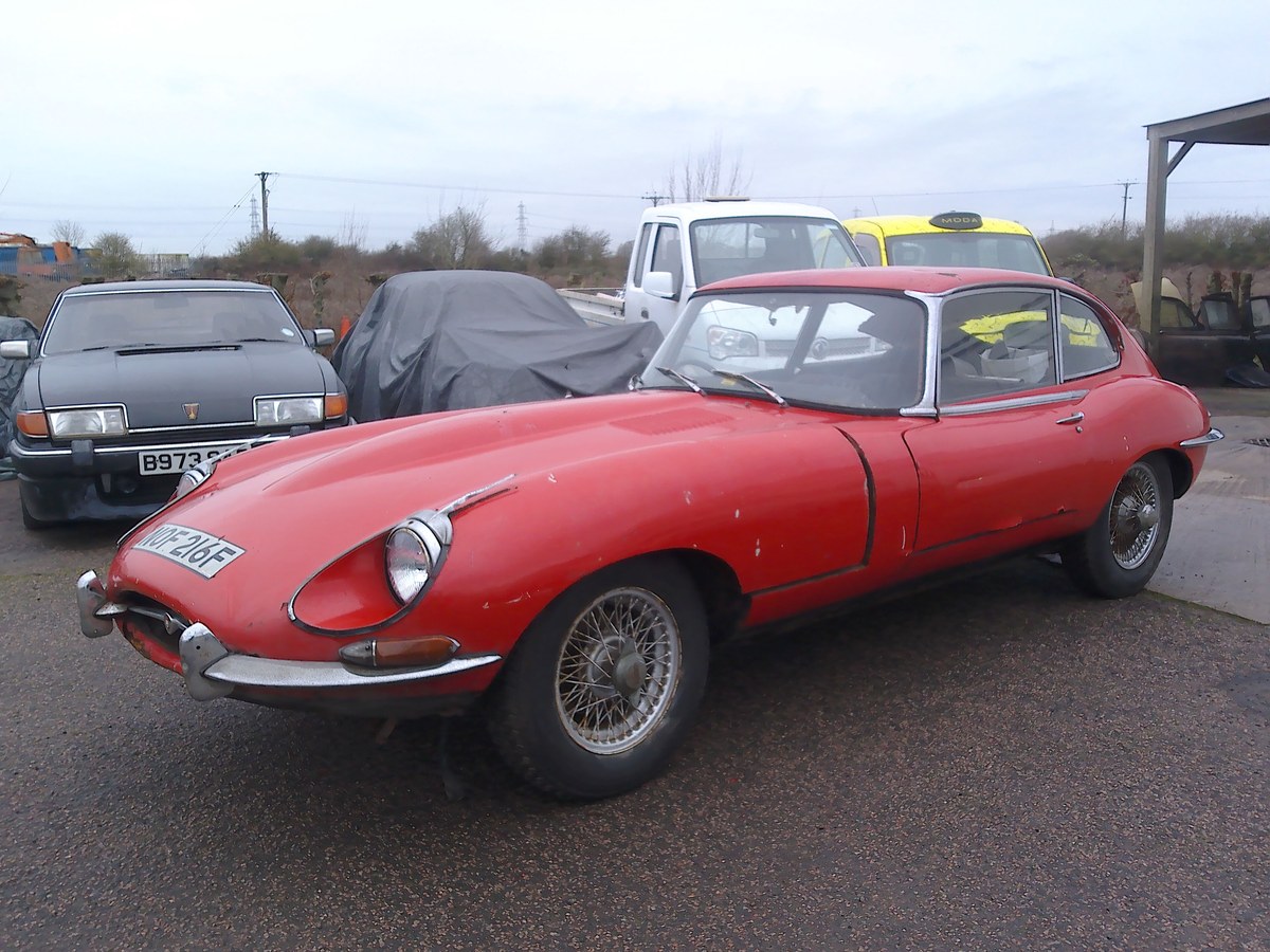 1968 Jaguar E-Type Red Manual Right Hand Drive in United Kingdom - For ...