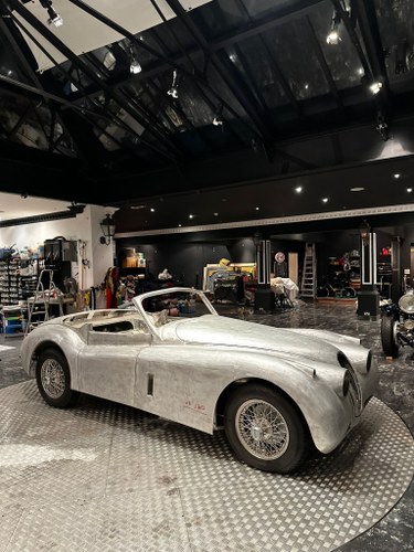 1955 Jaguar XK140 Drophead Coupé Aluminium VERKOCHT