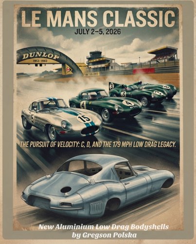 1963 THE 179 MPH LOW DRAG - Sold With Donor S1 E-Type - A vendre