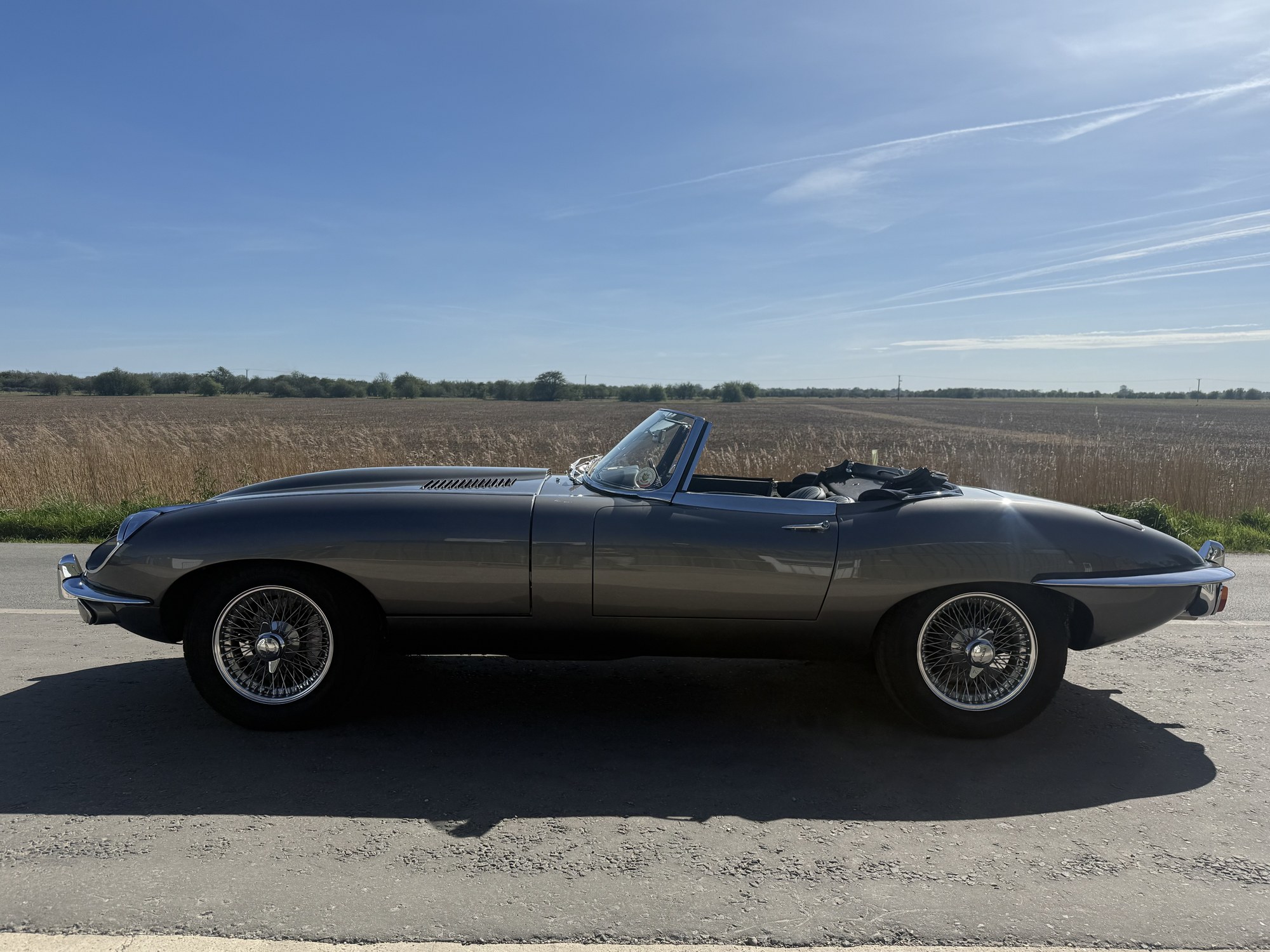 1969 Jaguar E-Type Series 2 roadster restomod efi etc. swap, foto 2