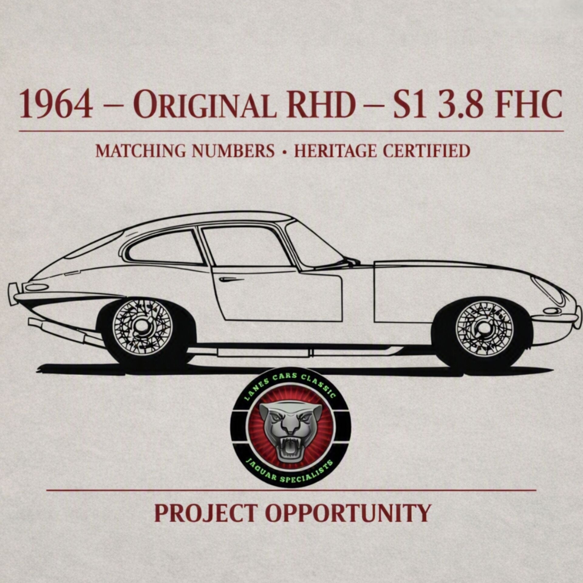 1964 Jaguar E-Type FHC