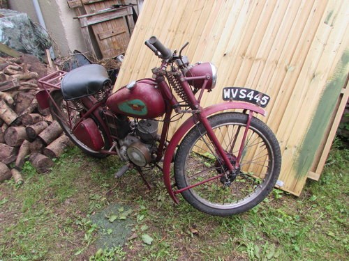 1951 James Comet 98cc motorcycle SOLD