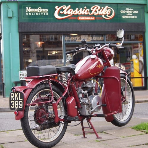 1953 James Cadet 122cc In Unmolested Condition + Buff Book. VERKOCHT