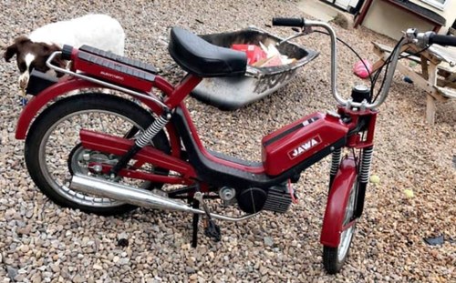 1987 Jawa moped ~ never registered ~ 141 miles. SOLD