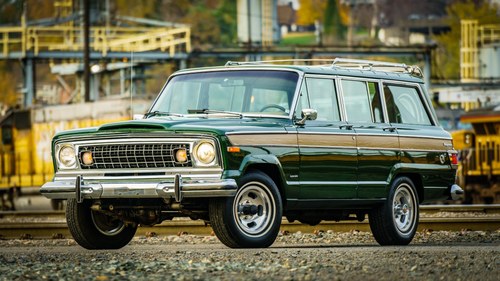 1977 Jeep Wagoneer = Go Green(~)Ginger Auto 85k miles In vendita