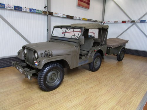 1955 Jeep Nekaf M38A1 with Polynorm trailer For Sale