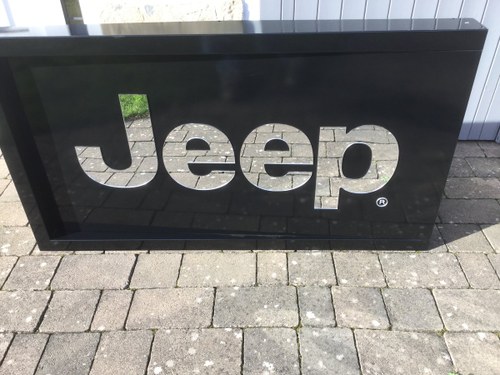 2019 Jeep main dealer sign In vendita