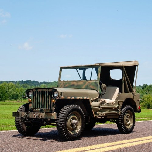 1948 Jeep Willy GPW 134 CID 4x4 Go Clean Army Green $13.5k For Sale