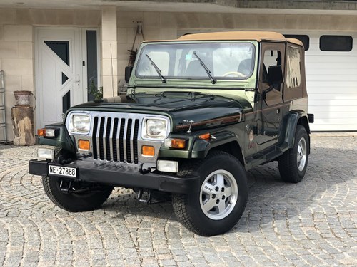 1996 Exceptionnel, Jeep Wrangler YJ Sahara, 4L HO, état collectio In vendita