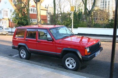 2000 1995 Jeep Cherokee 4L Automatic Red  For Sale