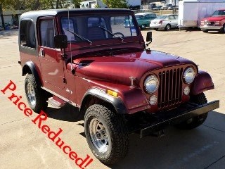 1985 Jeep CJ7 SUV 4x4 clean Red driver New AC  $26.5k For Sale