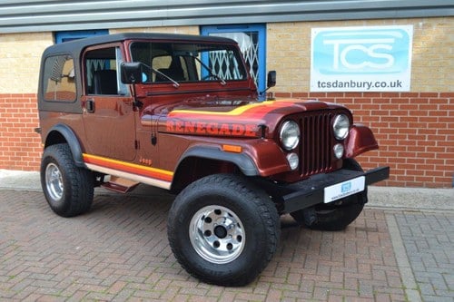 1985 Jeep Renegade CJ-7 5.8i V8 4-Speed Manual Convertible SOLD