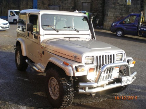 1995 Jeep Wrangler 4 Litre Sahara Ltd Auto SOLD