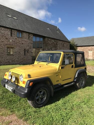 2000 Jeep Wrangler in superb condition SOLD