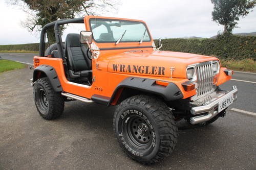 1993 Jeep Wrangler YJ 4x4 2.5 Litre Petrol Soft Top Surf VERKAUFT