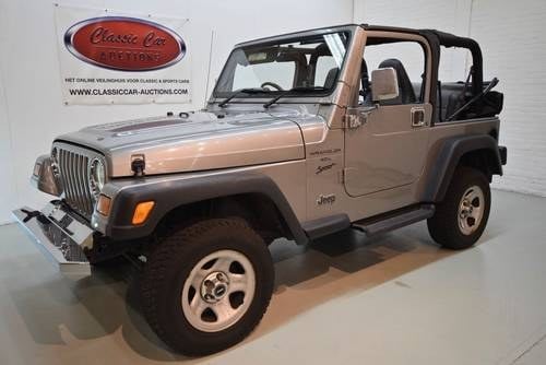 Jeep Wrangler 4.0L Sport 2000 For Sale by Auction
