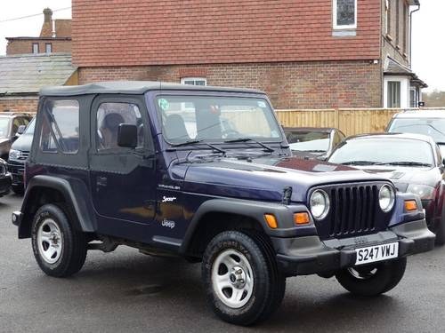 1998 JEEP WRANGLER 2.5 SPORT 4x4 - LHD + VERY LOW MILES SOLD