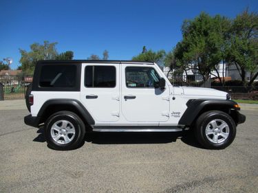 Picture of 2020 JEEP WRANGLER UNLIMITED SPORT 4×4 clean Ivory AT $39.9k For Sale