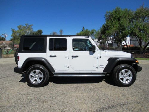 2020 JEEP WRANGLER UNLIMITED SPORT 4×4 clean Ivory AT $39.9k For Sale