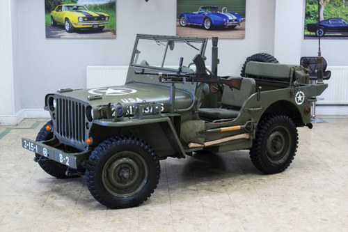 1944 Ford GPW Jeep 2.2 Manual - Fully Restored VERKOCHT