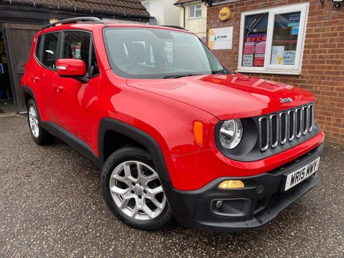 2015 JEEP RENEGADE SUV 1.4T MULTIAIRII LONGITUDE EURO 6 (S/S) 5DR For Sale