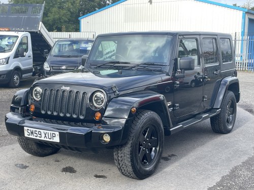 2009 JEEP WRANGLER 2.8 CRD WRANGLER SAHARA UNLIMITED 4 DOOR AUTO For Sale