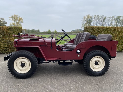 Jeep willys CJ2A - 1948 - Fully restored. Outstanding! VERKOCHT