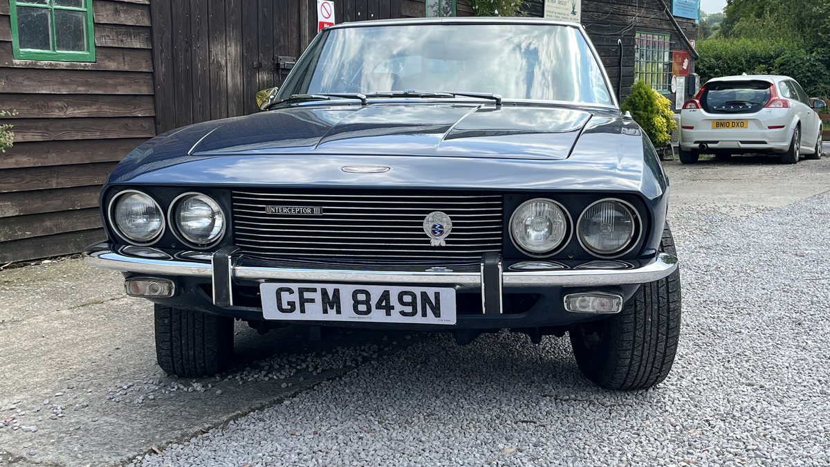 Interceptor Blue 1974 Jensen Interceptor Blue Automatic, 4 speed Right Hand Drive in ...