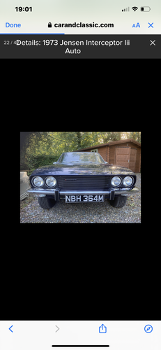 1973 Jensen Interceptor Mark 3