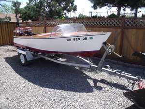 1956 Twin Motor Johnson Javelin 30hp Speed Boat For Sale (picture 1 of 11)