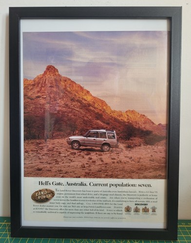 1951 Original 1996 Land Rover Discovery Framed Advert For Sale