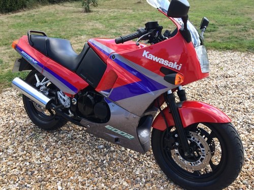 1995 Kawasaki GPX 600 just 9,850 miles SOLD