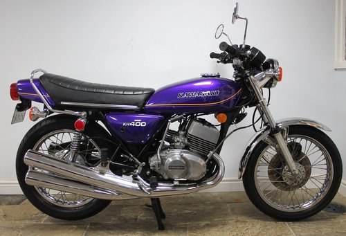 1977 Kawasaki KH400 Iconic Triple , Presented Superbly SOLD
