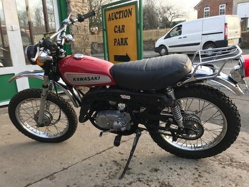 **FEB AUCTION** 1971 Kawasaki 100 Trail For Sale by Auction