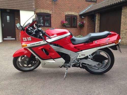 1988 Kawasaki ZX-10 B1 Great Condition Low Mileage For Sale