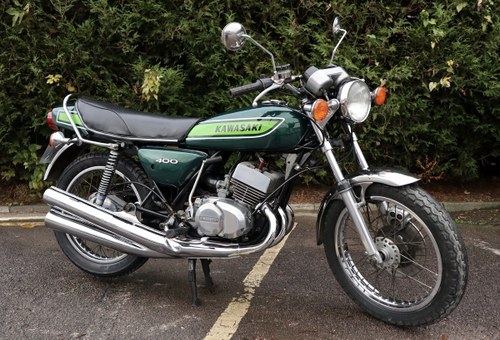 1975 Kawasaki S3 400cc Correct In Very Good Original Conditi In vendita